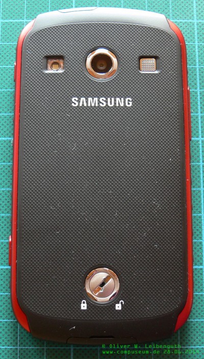 Samsung Xcover2 hinten