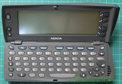 Nokia Communicator 9110 geöffnet