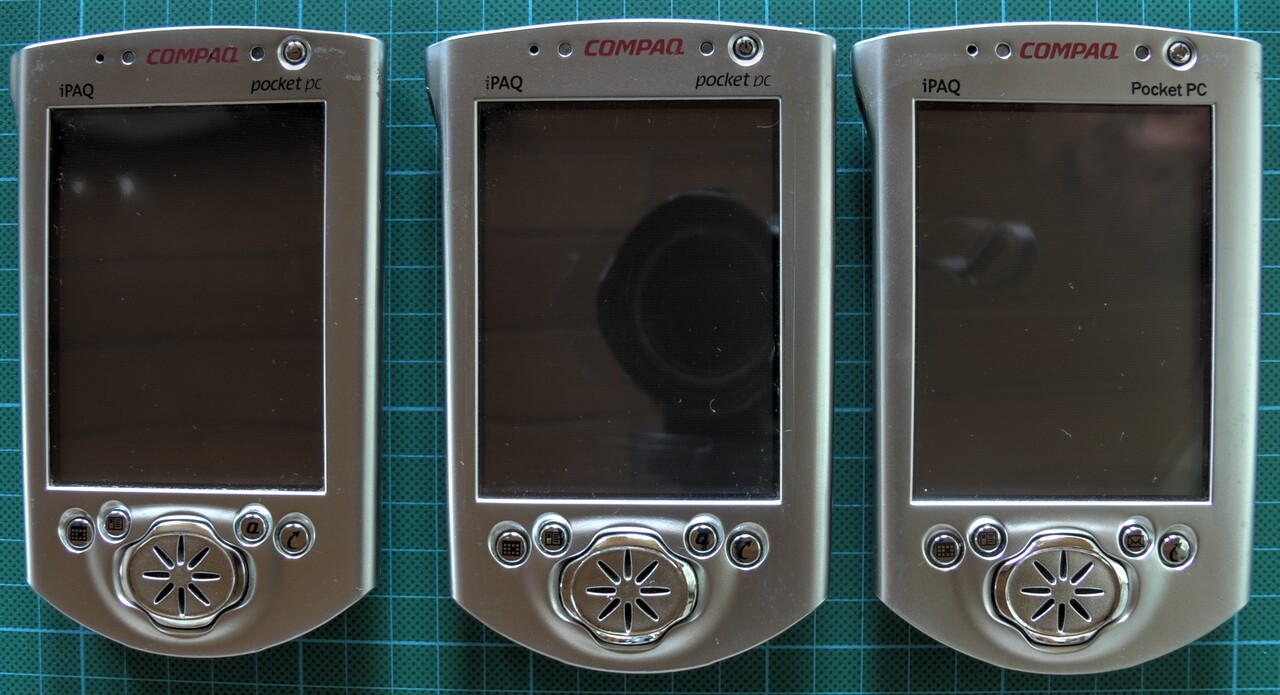 PDA Nr. 364, 365 und 366: Compaq iPAQ H3630, H3660 und H3760 | Olivers  virtuelles PDA-Museum